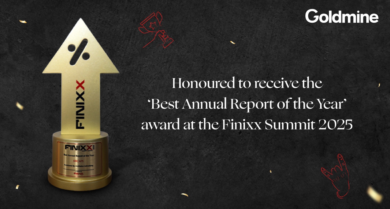 Our Annual Report for SBI Capital Markets Wins Top Honour at the Finixx Summit 2025